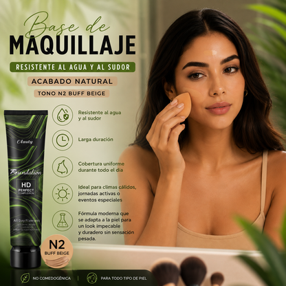 Base de maquillaje resistente al agua N2 Beigge