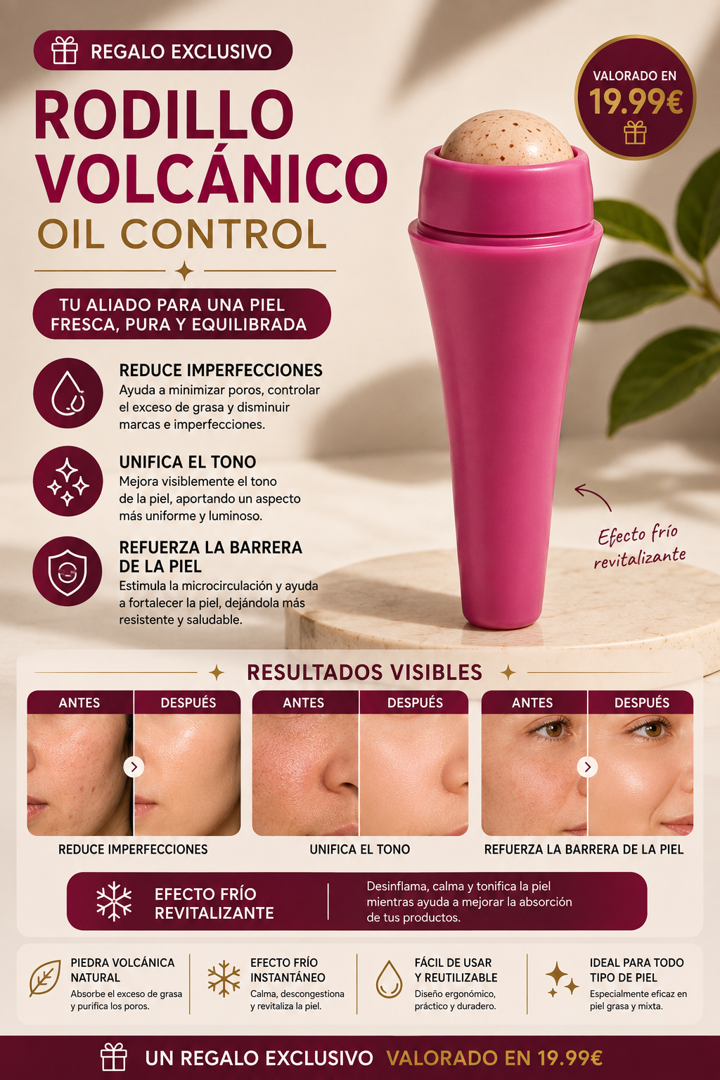 Rutina Facial Glow Premium | Bálsamo de Colágeno + Sérum + Rodillo de Regalo
