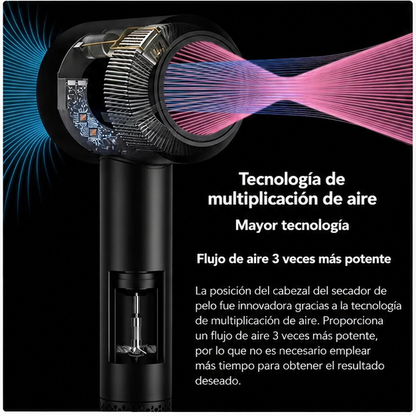 Secador iónico profesional con accesorios